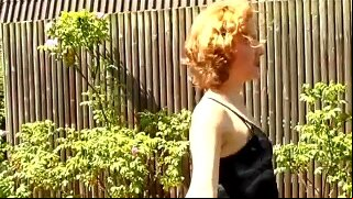 pickup german redhead for a ride